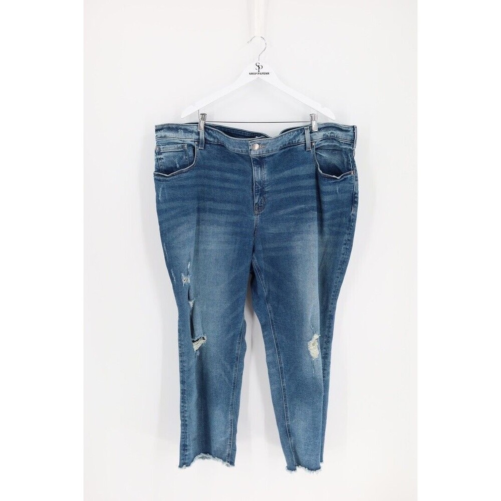 Lane Bryant Women Plus Size 26x28.5 Flex Magic Waistband High-Rise Straight Jean